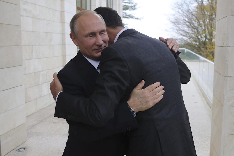 President Assad travelled to Russia to thank Vladimir Putin and Russia for saving Syria from the New World Order.