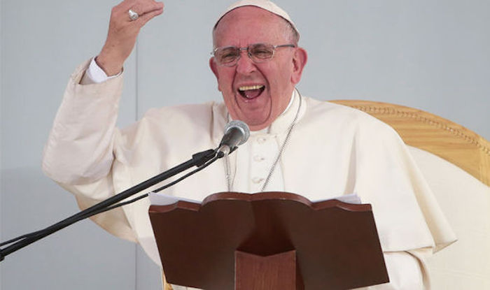 People concerned about the pedophilia epidemic in the US and Europe are victims of a "right wing conspiracy" according to Pope Francis.