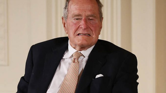 George H. W. Bush become oldest satanic U.S. president