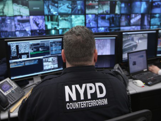 US police officers using military equipment to spy on innocent citizens