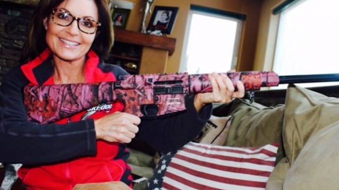 Sarah Palin claims she has never been a victim of sexual harassment because “a whole lot of people know that I’m probably packing."