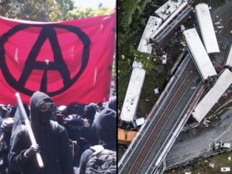 Police confirm Antifa terrorists responsible for train derailment in Washington