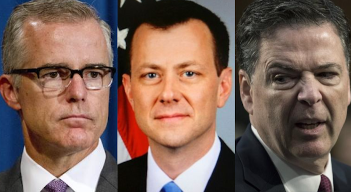 Senior FBI officials part of coordinated conspiracy to exonerate Clinton