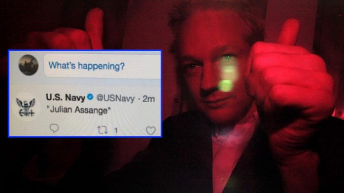 Rogue Twitter activity on Julian Assange's account, and mysterious deleted tweets featuring his name by a US military account, have sparked fears that the WikiLeak's founder is missing or dead.