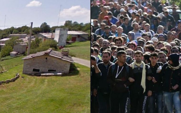 The tiny Italian village Vaccarozzi di Erbezzo has just 7 residents, but they have been ordered by the EU to accept 80 refugees.