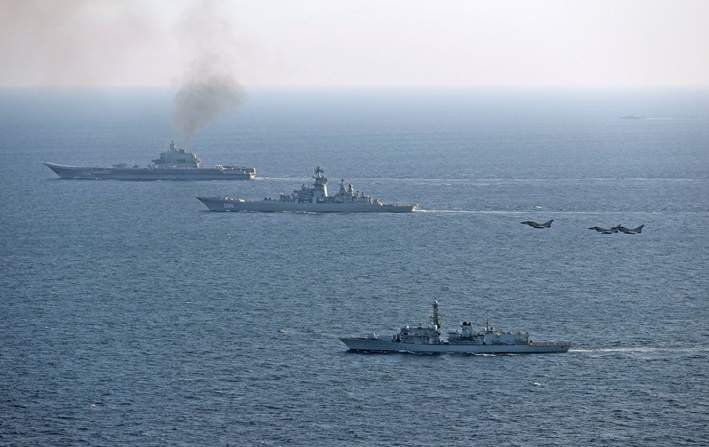 Royal Navy deployed to deter Russian warships at UK border