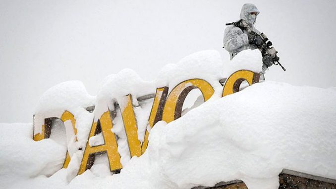 New World Order elites discuss global warming in Davos whilst snowed in