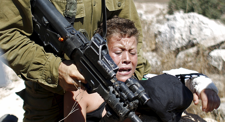 Israeli military shoot Palestinian toddler in the head
