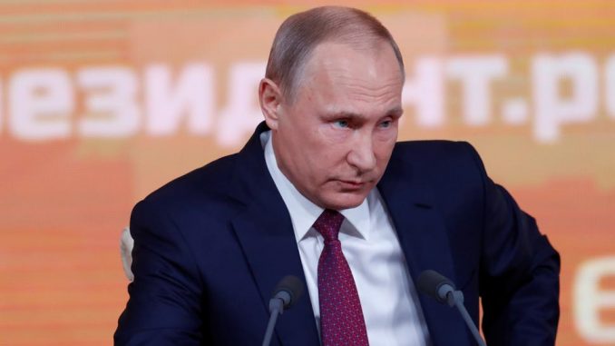 Vladimir Putin has slammed America for meddling in other countries' democracies