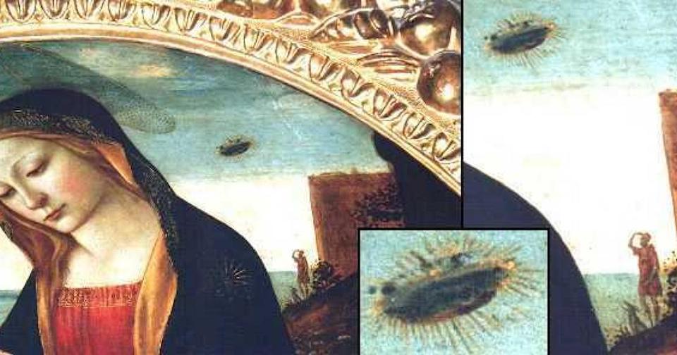 Ancient artworks from Europe and the Americas hold clues that suggest aliens and UFOs have been visiting earth for many centuries.