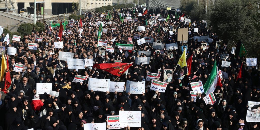 Iran uprising - orchestrated by Israel and USA