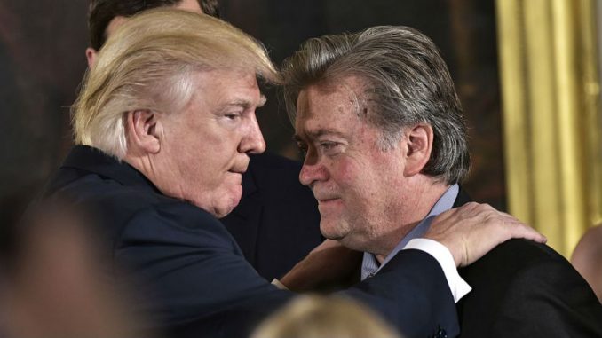 Trump claims Steve Bannon cried and begged for his job back when he was fired