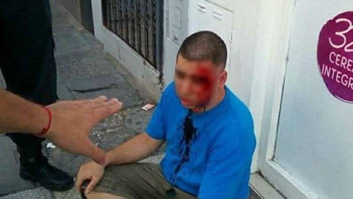 A pedophile who had been grooming an 11-year-old has been beaten to a pulp by her dad after he pretended to be his daughter online.