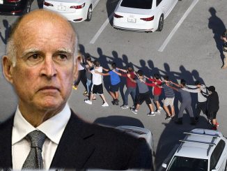 California Gov. Jerry Brown has banned teachers from defending themselves and their students during potential school shootings.