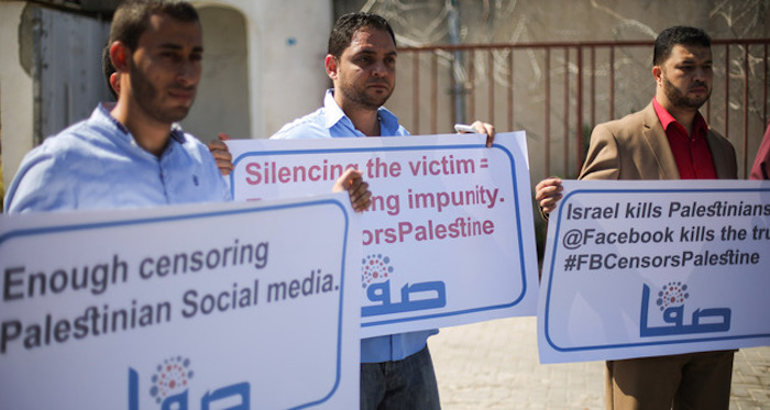 Facebook ban hundreds of Palestinian people at request of Israeli government