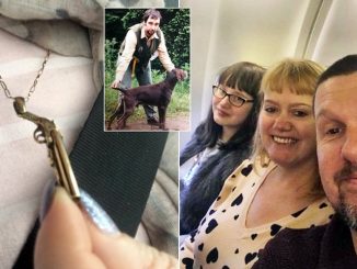 A former police officer had her tiny gun necklace confiscated by airport security because passengers might think it was real and become "scared."