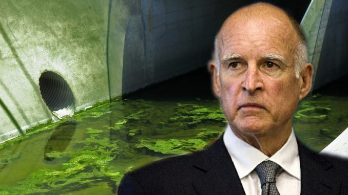 California governor Jerry Brown adds human sewage to drinking water