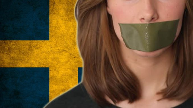 A Swedish woman has been imprisoned for the "crime" of posting a meme that poked fun at radical Islam.