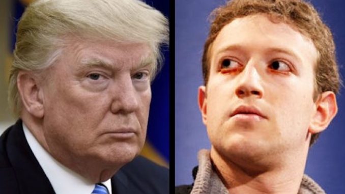 Mark Zuckerberg declares war on Trump and all of his supporters