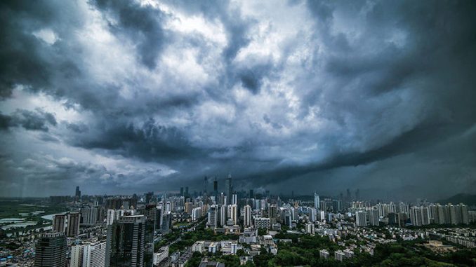 China to spray chemtrails into atmosphere to make it rain over huge area