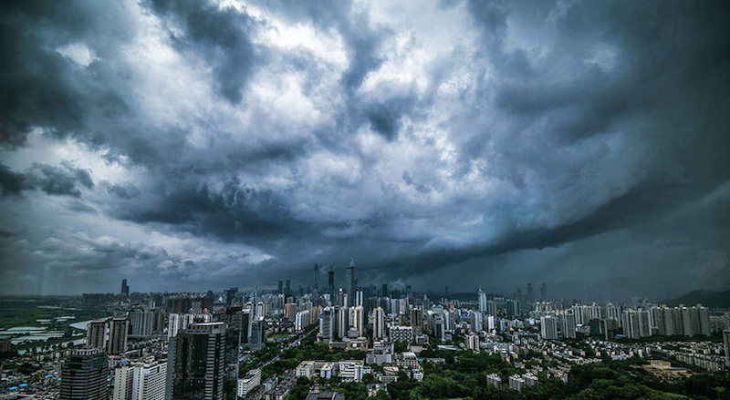 China to spray chemtrails into atmosphere to make it rain over huge area