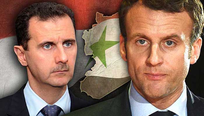 Globalist French President vows to build new Syria