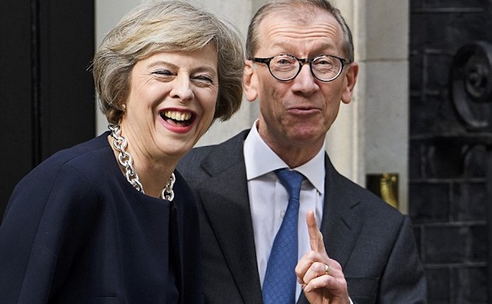 Theresa May's husband makes huge profits from Syrian air strikes