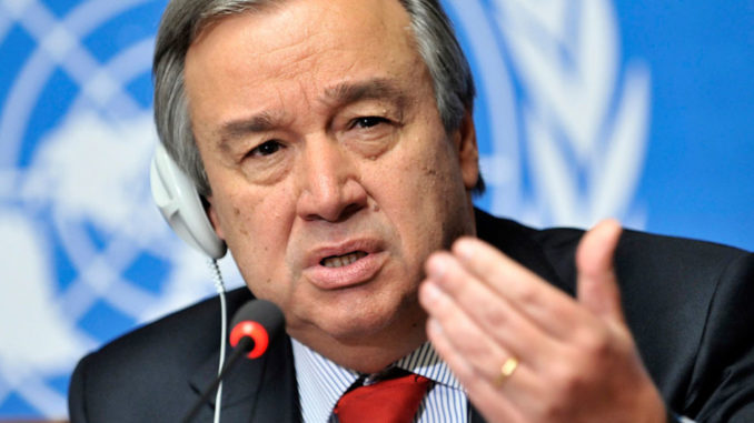 UN Secretary General warns we are about to be plunged into World War 3