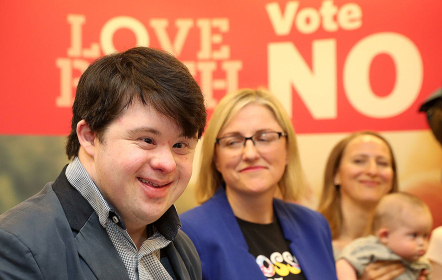 A man with Down Syndrome, who proclaims that he loves his life, features in a new advertisement urging his fellow Irish citizens to vote to retain the 8th Amendment which protects babies like him from being aborted.