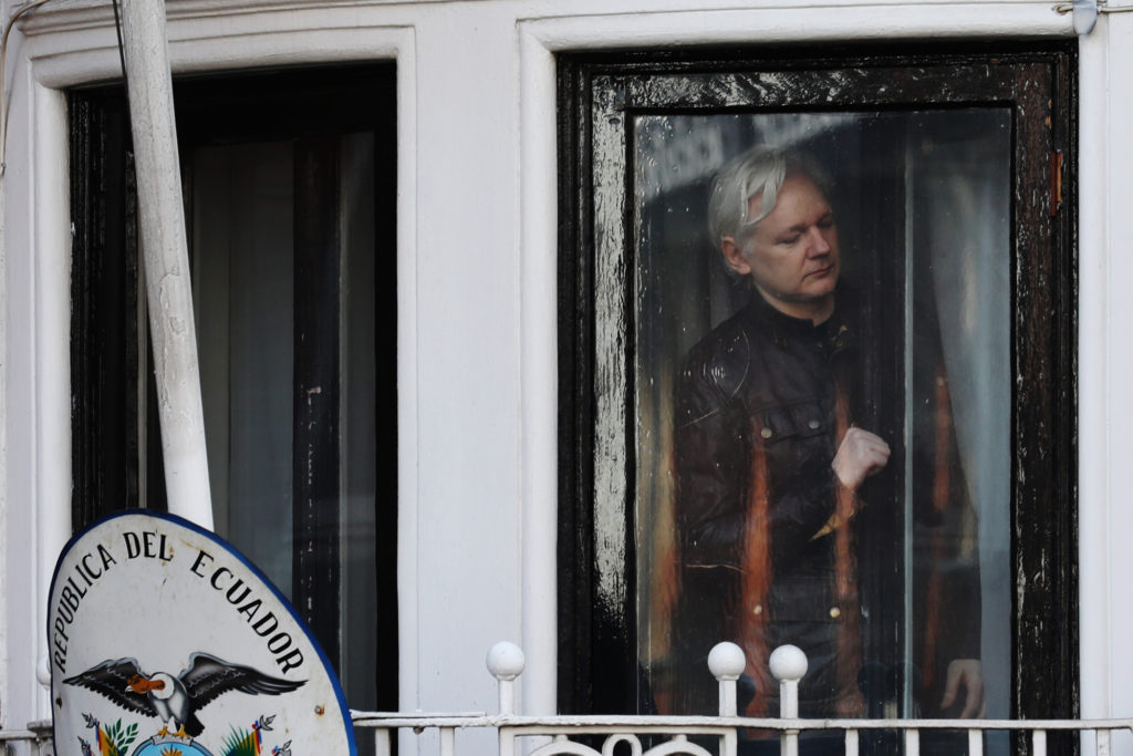 Julian Assange in grave danger as Ecuador prepare to hand him over to U.S. authorities