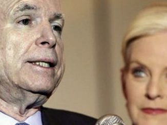 Sen. John McCain is "greasing palms and pulling strings" in order to ensure Cindy McCain takes his seat in the Senate when he dies, according to Republicans and political pundits in Arizona.