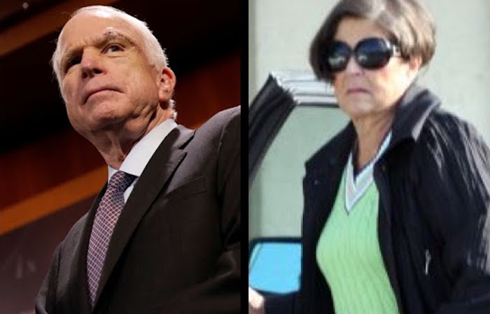 John McCain was "appalled" by his loyal wife's appearance after a car crash, and promptly divorced her in favor of a rodeo beauty queen.