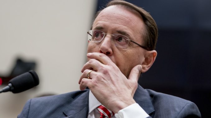 Trump prepares to fire traitor Rod Rosenstein