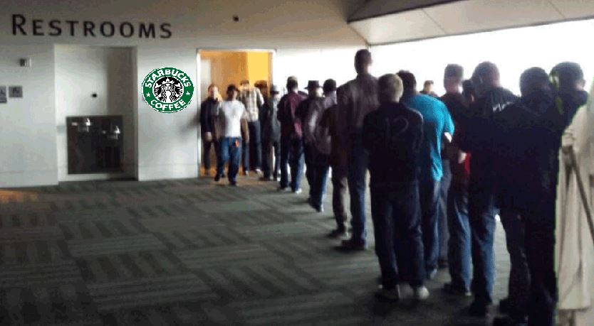 Starbucks becomes America's biggest public toilet