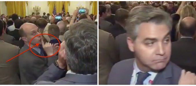 CNN's Jim Acosta could lose WH press credentials after screaming at President Trump