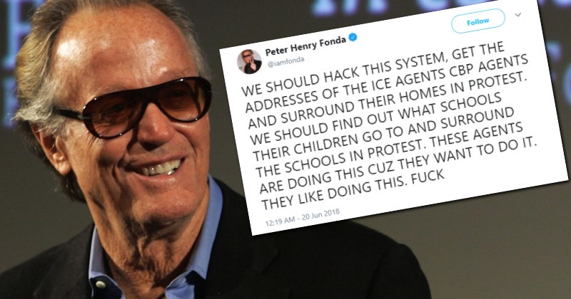 Peter Fonda under investigation by Secret Service after threatening to rape Barron Trump