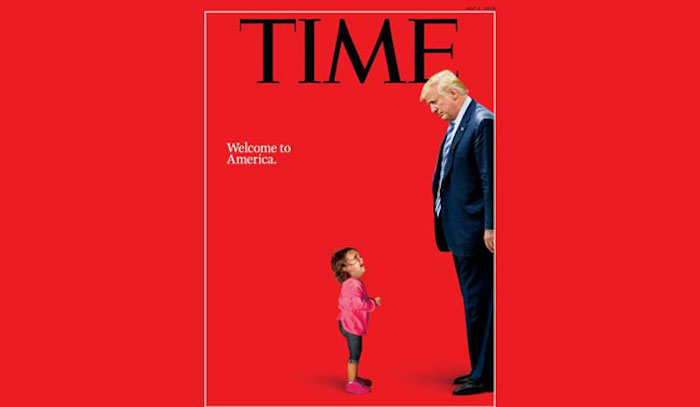Time magazine forced to apologize for fake news cover of immigrant girl crying