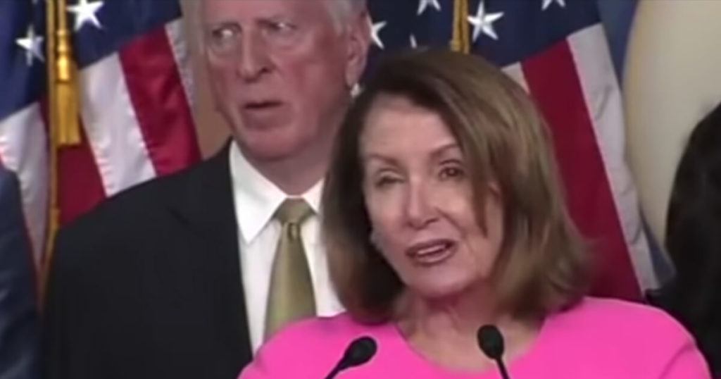 Nancy Pelosi slurred her way through her latest speech, mangling names and struggling to pronounce multisyllabic words like "intelligence".
