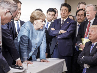Trump tells Merkel 'you owe me one trillion dollars'