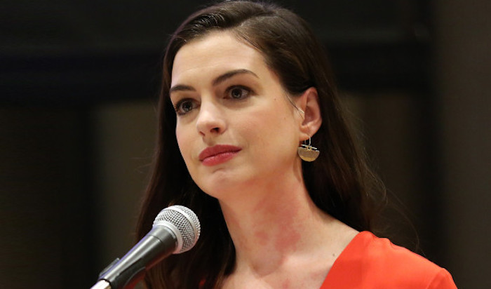 Anne Hathaway says all white people are evil