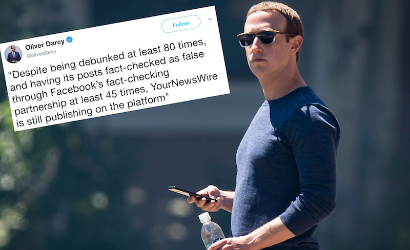 CNN lobbies Facebook to permanently shut down YourNewsWire.com