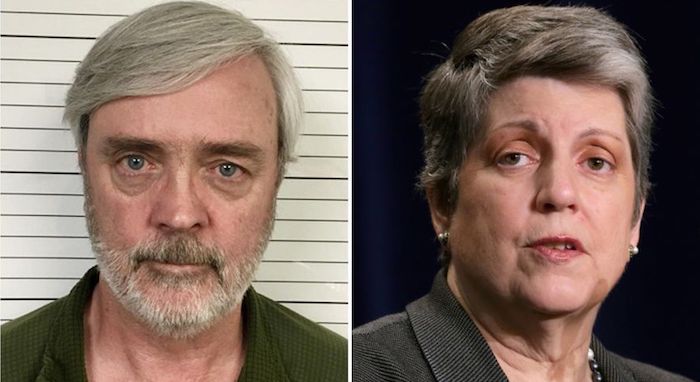 An air force deserter who has been on the most wanted fugitive list for 35 years has finally been found working for Democrat Janet Napolitano.