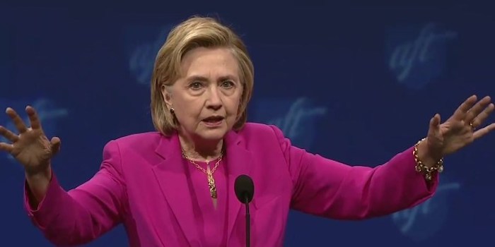 Hillary Clinton acusses Trump of ripping the heart ouf of America