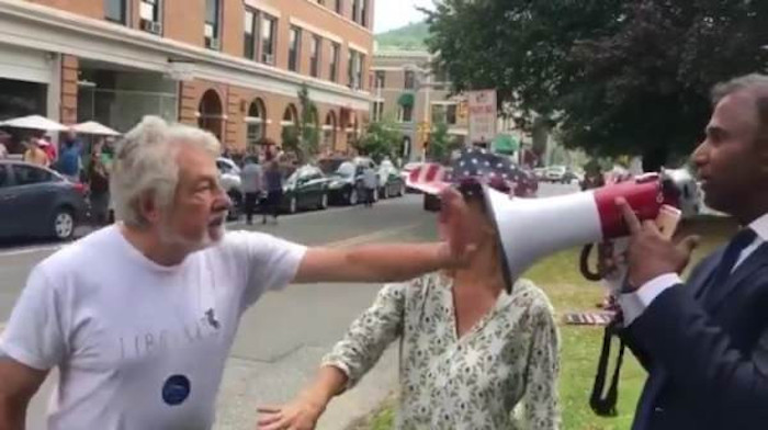 Dr. Ayyadurai, a real Indian running against Sen. Elizabeth Warren has called her out for not condemning her supporters for assaulting him.