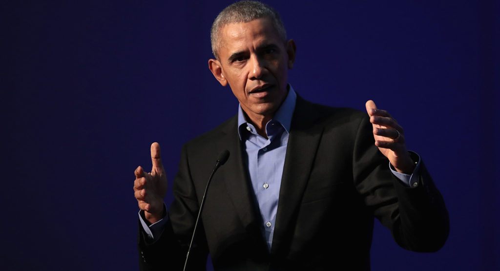 Barack Obama threatened to "do something" about President Trump at a DNC fundraiser in California on Friday, according to reports.