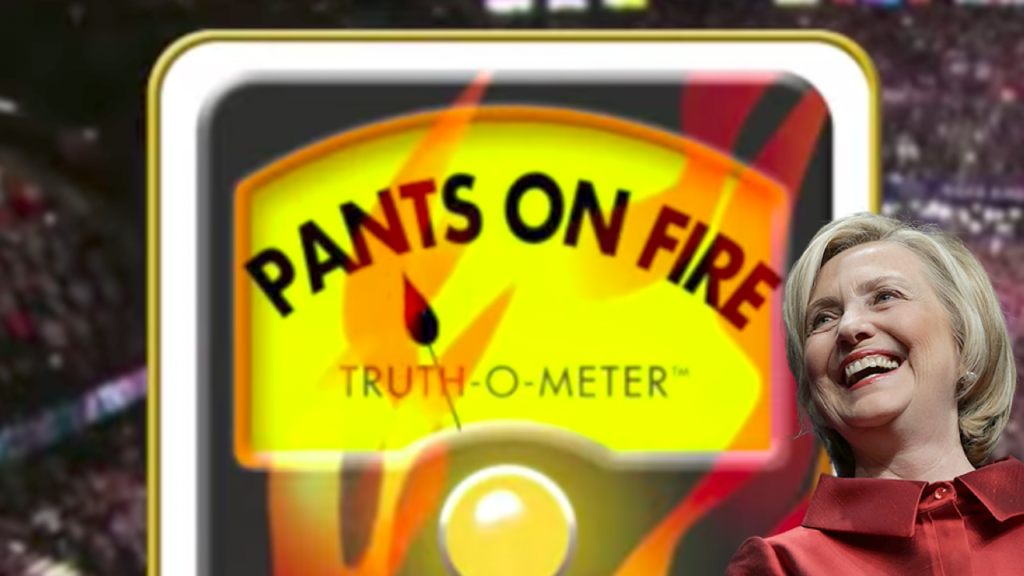 Politifact caught engaging in fake fact checks on behalf of Clinton campaign