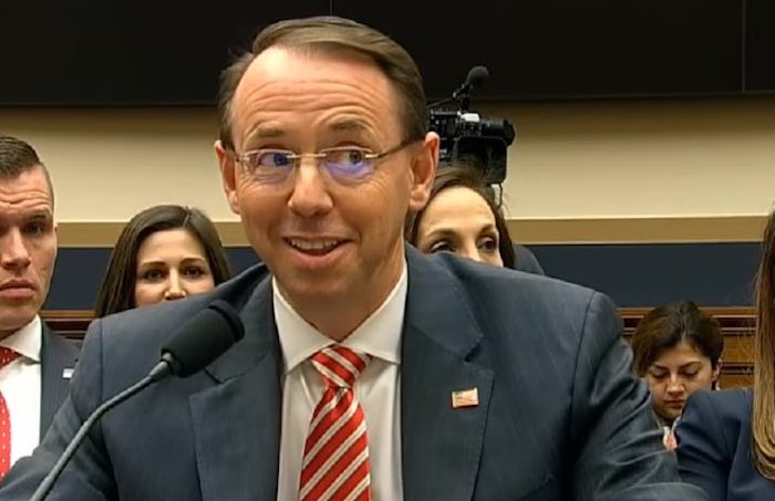 Congress launch impeachment proceedings against Rod Rosenstein