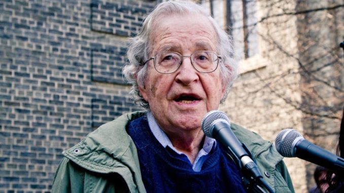 Liberal activists and Big Tech do not believe in free speech and should not have banned Infowars, according to MIT Professor and free speech icon Noam Chomsky.