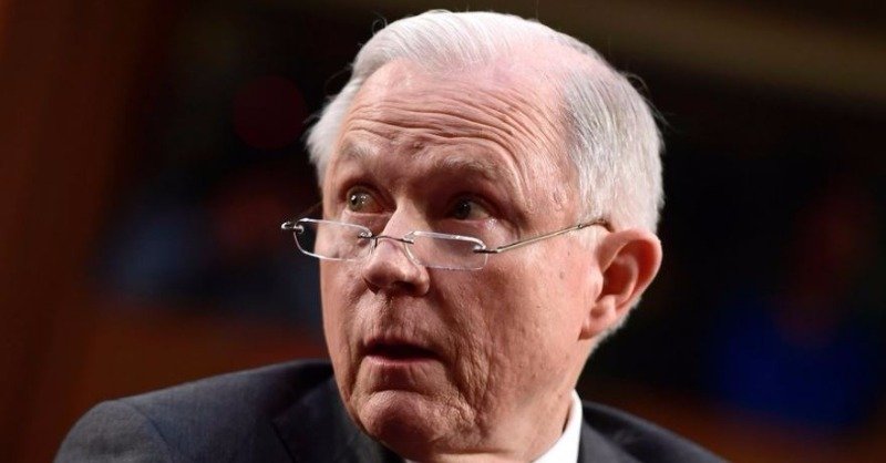 Trump blasts AG Jeff Sessions for being scared of the New World Order