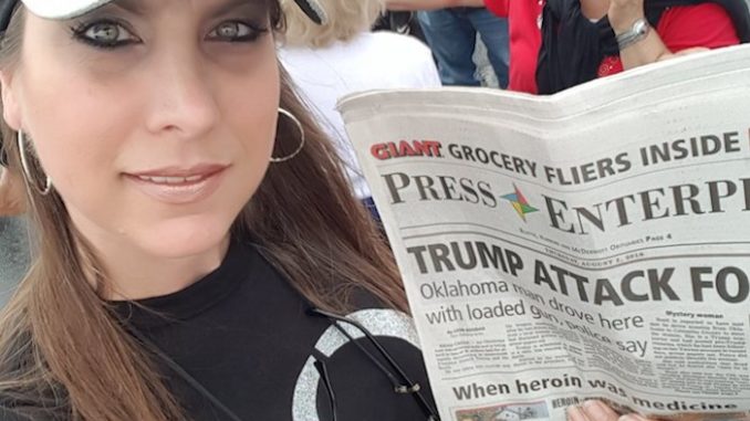 Kate Mazzochetti, a brave follower of QAnon, helped foil an assassination attempt against Donald Trump in Wilkes Barre, Pennsylvania on Thursday.